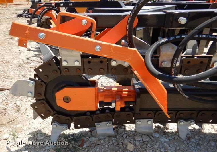 image for item DR1897 2022 Mower King  skid steer trencher