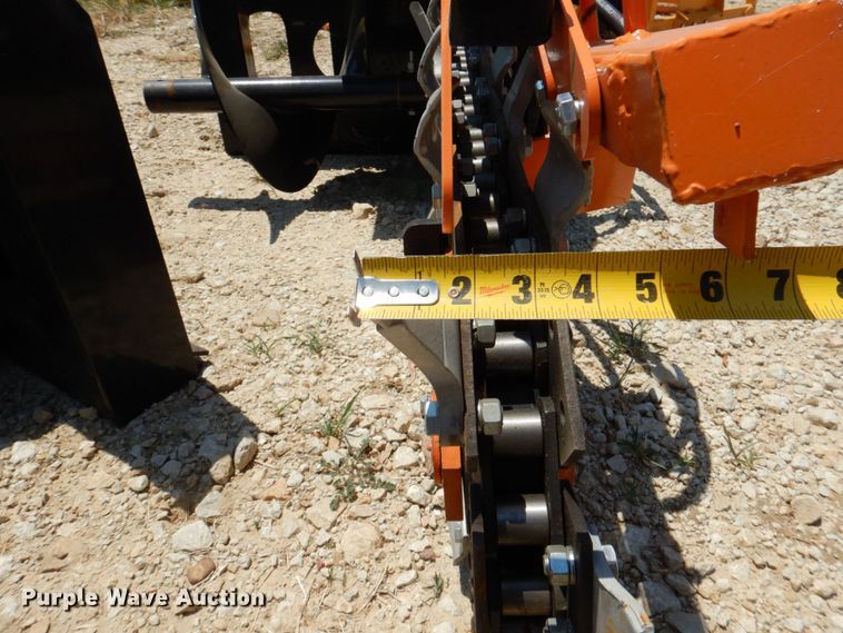 image for item DR1897 2022 Mower King  skid steer trencher