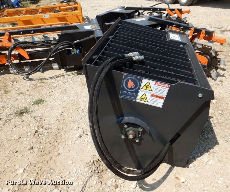 image for item DR1900 Wolverine  skid steer concrete mixer