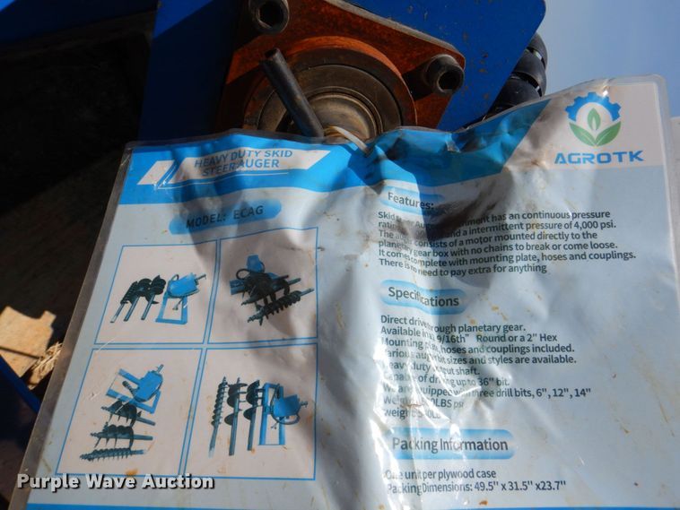 image for item DR1913 Skid steer auger