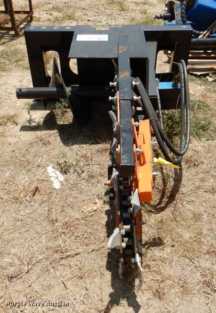 image for item DR1914 2022 Mower King  skid steer trencher