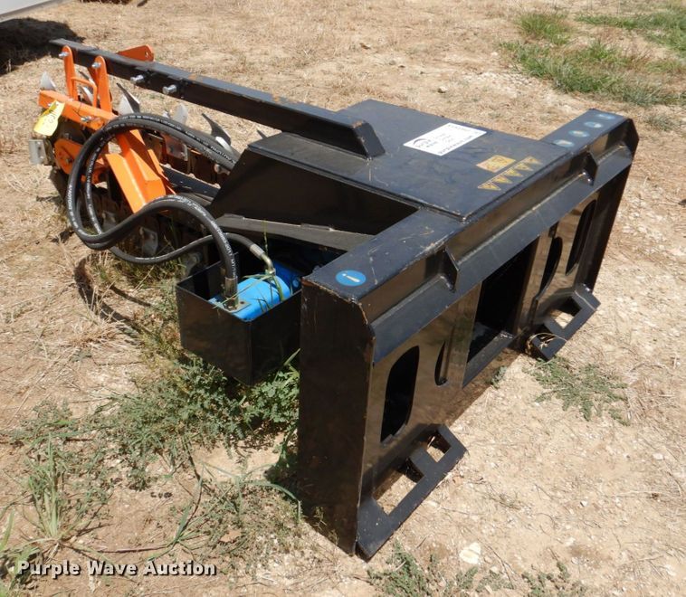 image for item DR1914 2022 Mower King  skid steer trencher