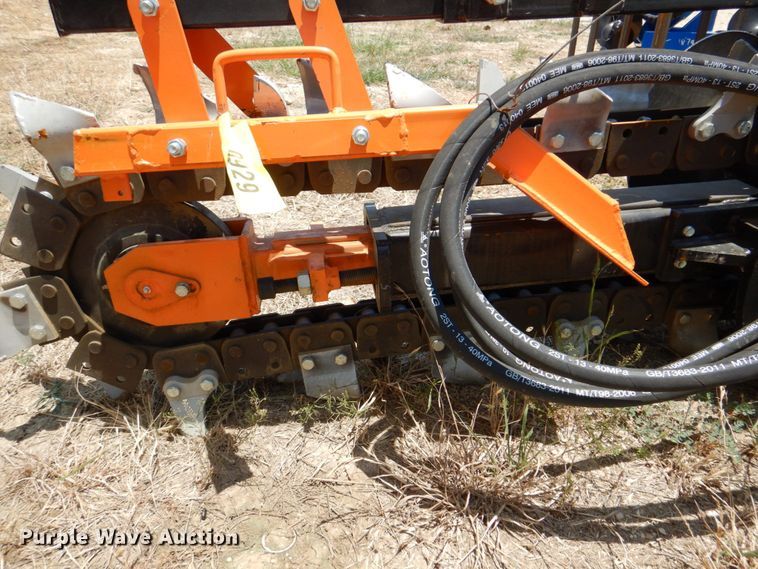 image for item DR1914 2022 Mower King  skid steer trencher