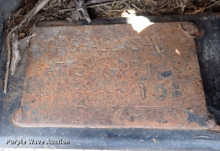 image for item DS7222 Marshall  skid steer tree saw