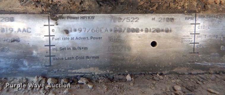 image for item DS8067 2002 Cummins QSK19-P700  power unit