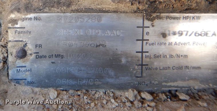 image for item DS8067 2002 Cummins QSK19-P700  power unit