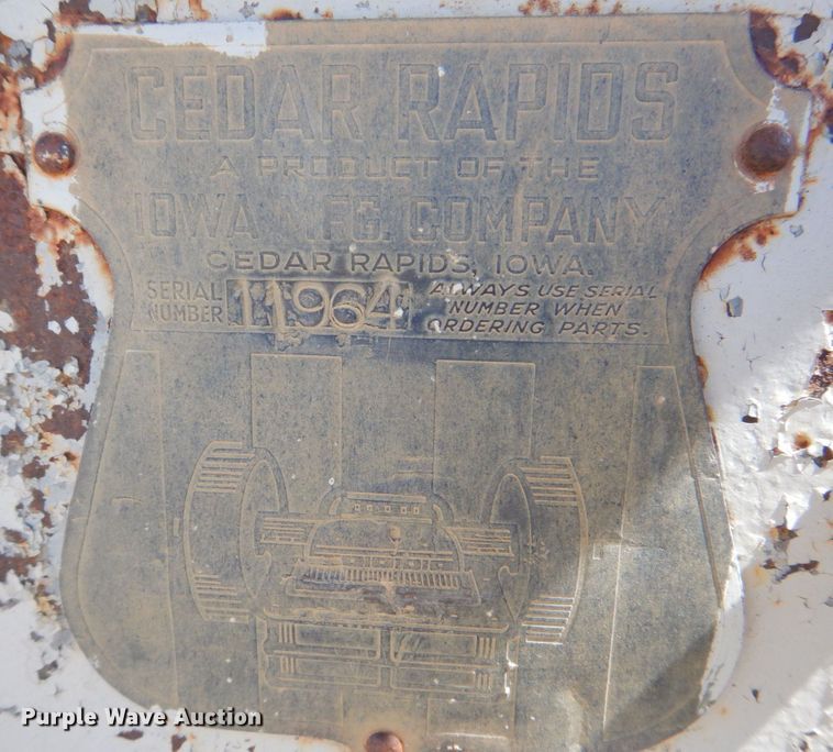 image for item DS8068 Cedarapids  screen