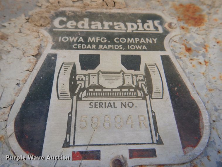 image for item DS8068 Cedarapids  screen