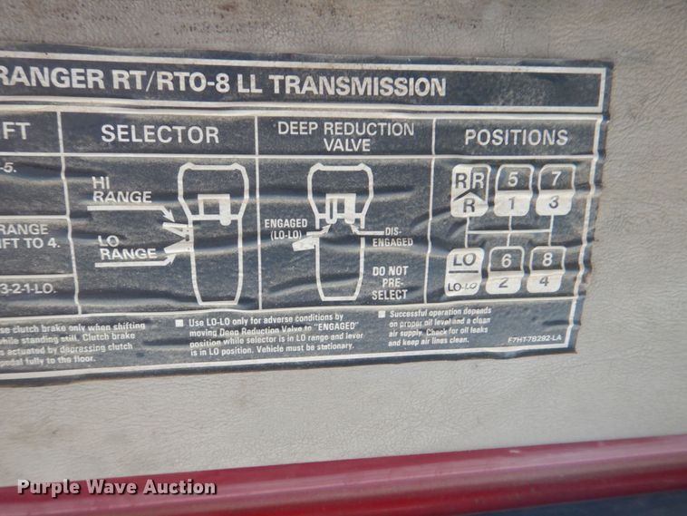 image for item DS8082 2001 Sterling Acterra M8500  dump truck