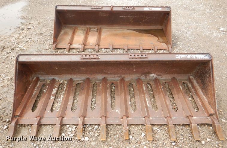 image for item DS8086 (2) skid steer buckets