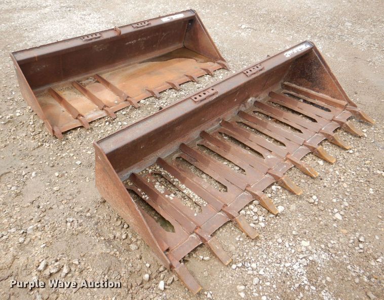 image for item DS8086 (2) skid steer buckets