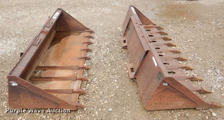 image for item DS8086 (2) skid steer buckets