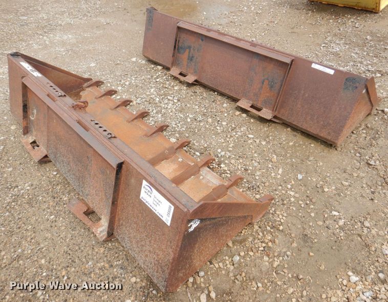 image for item DS8086 (2) skid steer buckets