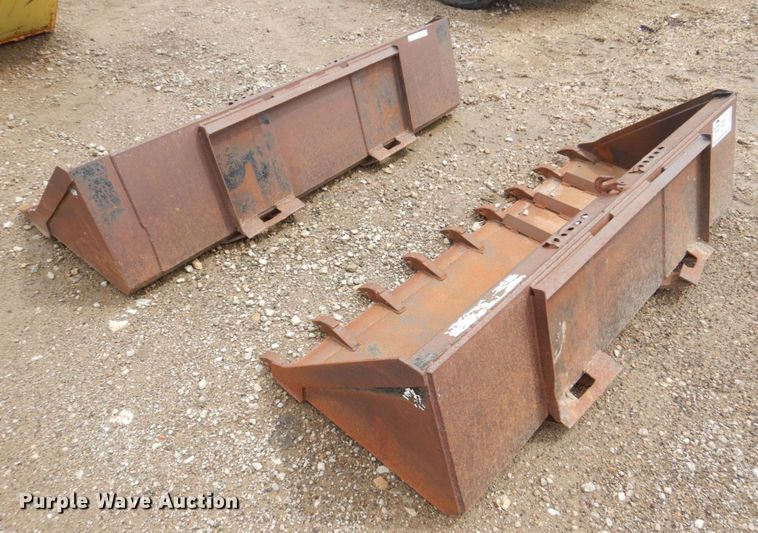 image for item DS8086 (2) skid steer buckets