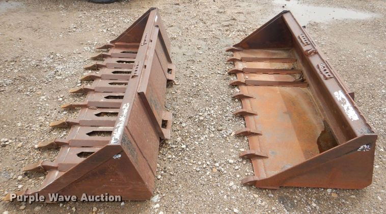 image for item DS8086 (2) skid steer buckets