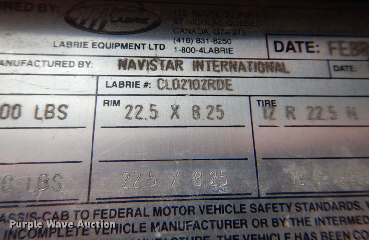 image for item DS8089 2002 International 4900  refuse truck