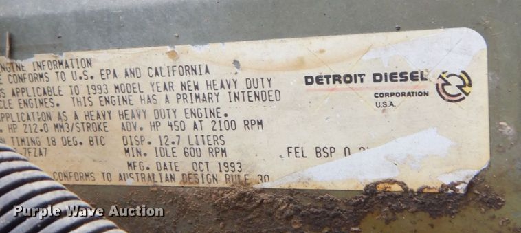 image for item DS8090 1994 Freightliner FLD120  roll-off container truck