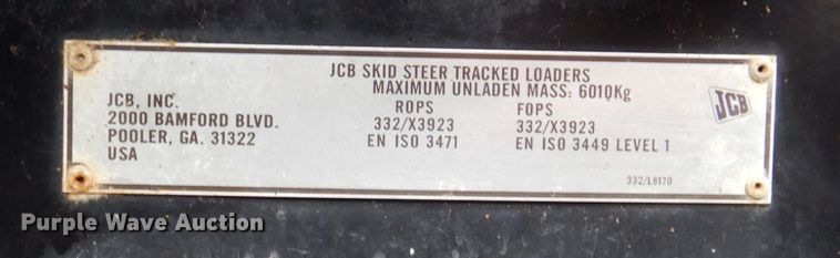 image for item DS8101 JCB 260T Eco  tracked skid steer loader