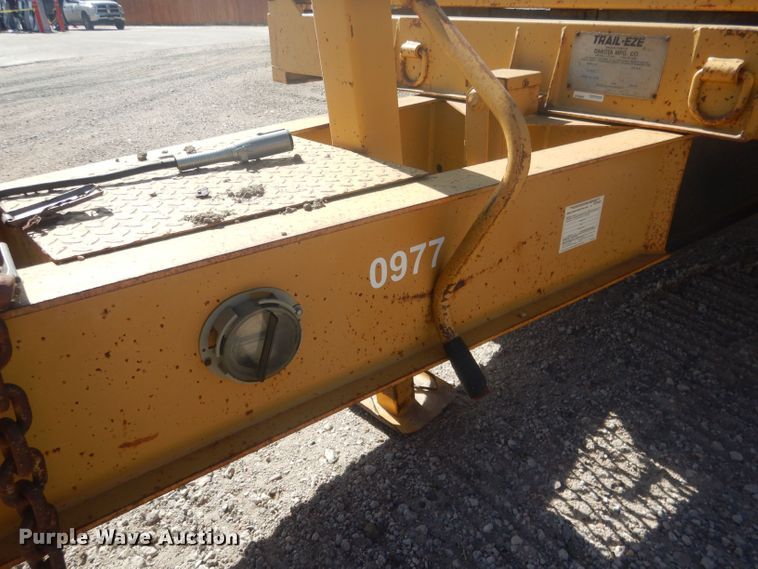 image for item HU9415 1993 Trail Eze D15T25  tilt deck equipment trailer