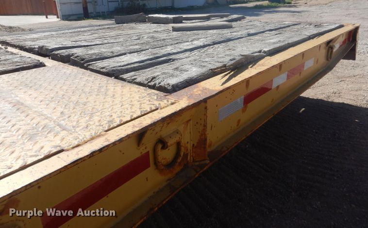 image for item HU9415 1993 Trail Eze D15T25  tilt deck equipment trailer