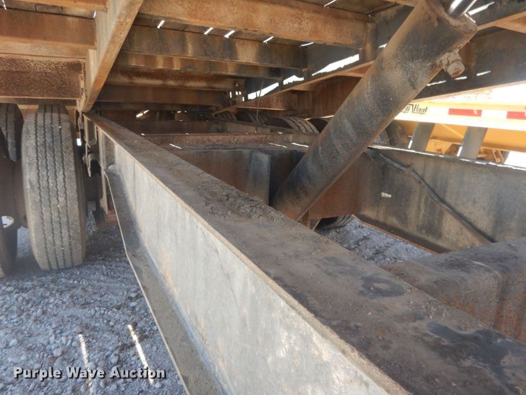 image for item HU9415 1993 Trail Eze D15T25  tilt deck equipment trailer