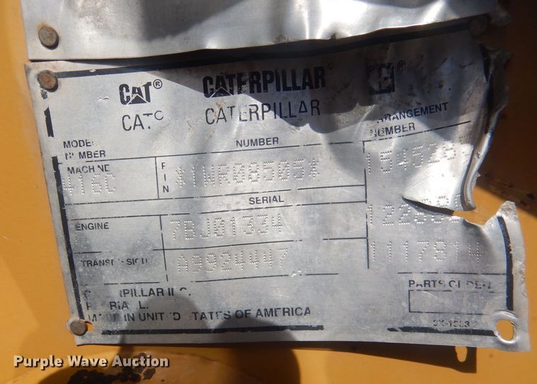 image for item HU9418 1999 Caterpillar 416C  backhoe