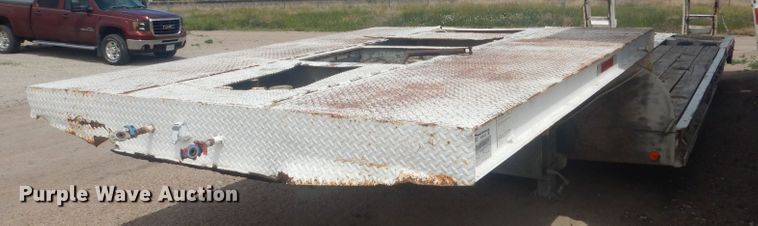 image for item HU9419 1996 Shop built  drop deck equipment trailer