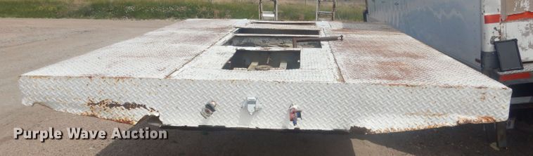 image for item HU9419 1996 Shop built  drop deck equipment trailer