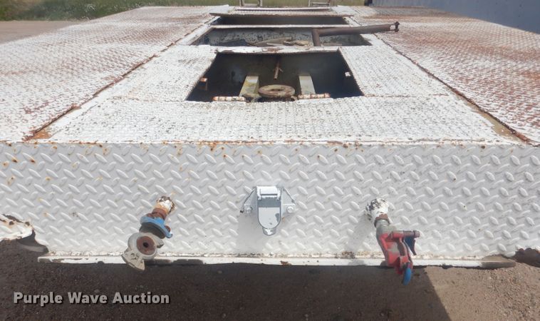 image for item HU9419 1996 Shop built  drop deck equipment trailer