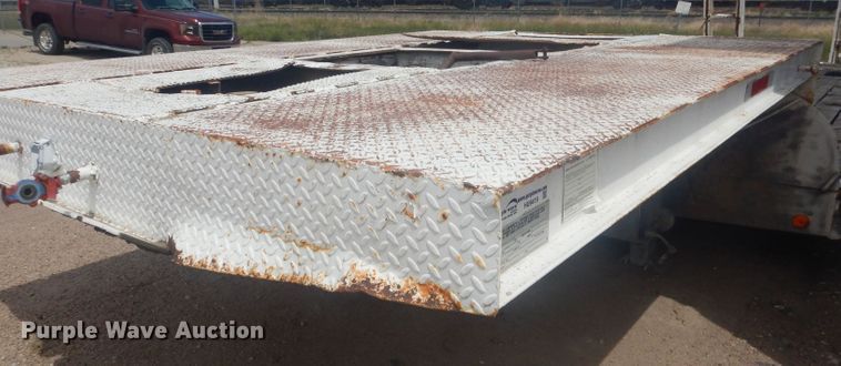 image for item HU9419 1996 Shop built  drop deck equipment trailer