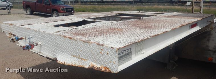 image for item HU9419 1996 Shop built  drop deck equipment trailer