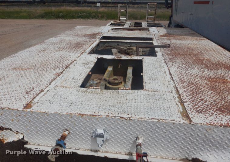 image for item HU9419 1996 Shop built  drop deck equipment trailer