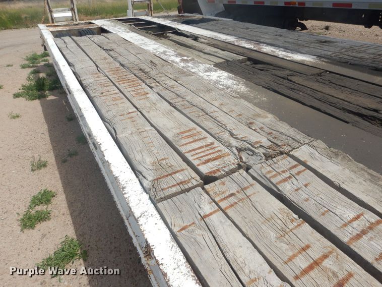 image for item HU9419 1996 Shop built  drop deck equipment trailer