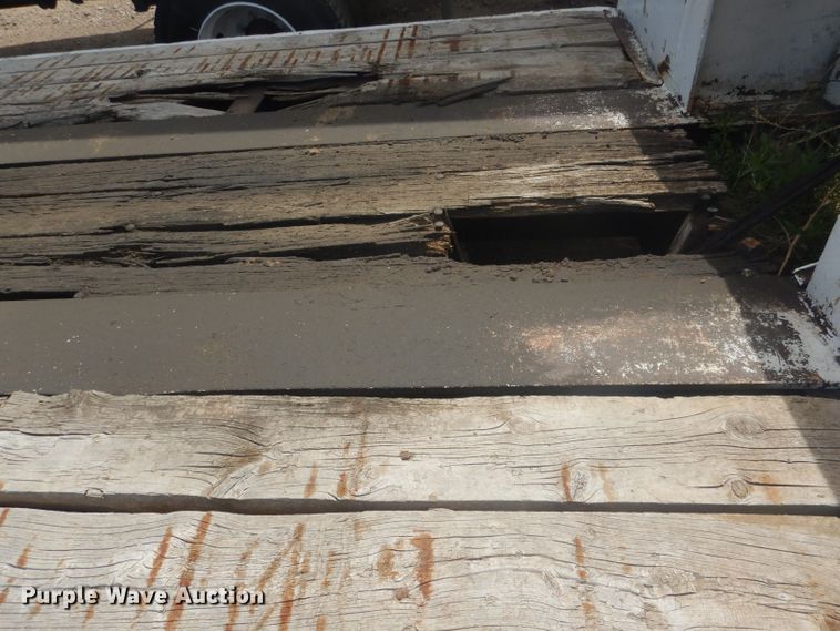 image for item HU9419 1996 Shop built  drop deck equipment trailer