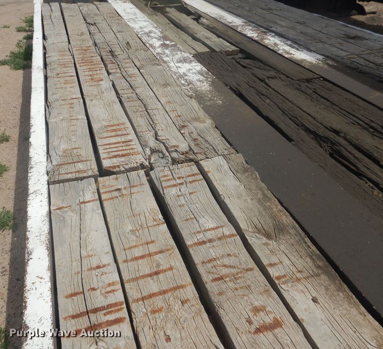 image for item HU9419 1996 Shop built  drop deck equipment trailer