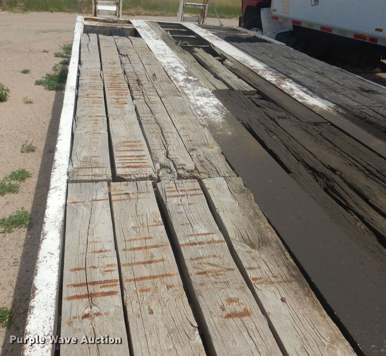image for item HU9419 1996 Shop built  drop deck equipment trailer
