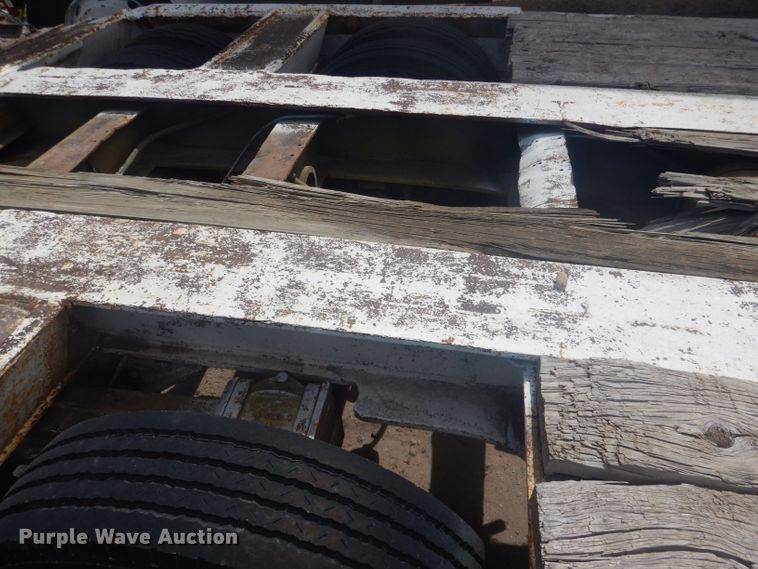 image for item HU9419 1996 Shop built  drop deck equipment trailer