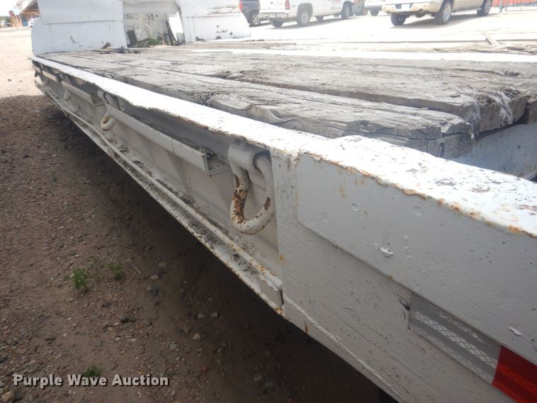 image for item HU9419 1996 Shop built  drop deck equipment trailer