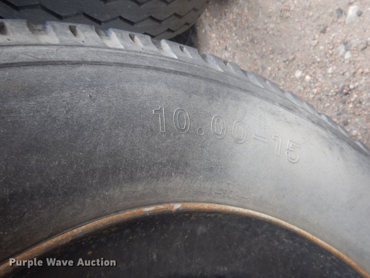 image for item HU9419 1996 Shop built  drop deck equipment trailer