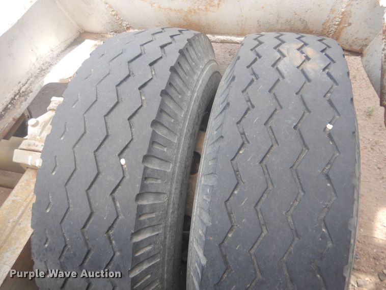 image for item HU9419 1996 Shop built  drop deck equipment trailer