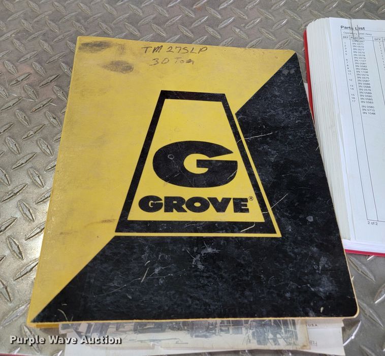 image for item JG9808 1970 Grove TM275LP  crane