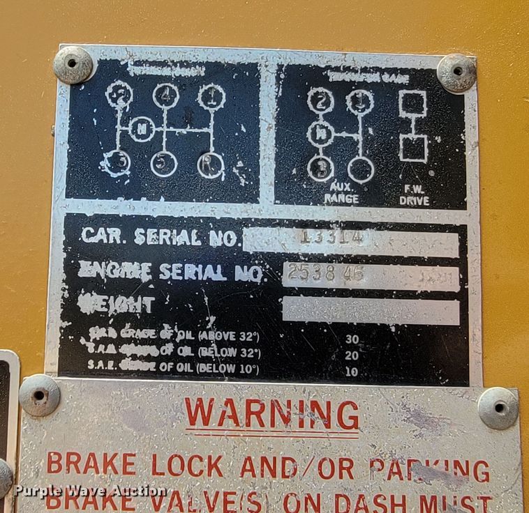 image for item JG9808 1970 Grove TM275LP  crane