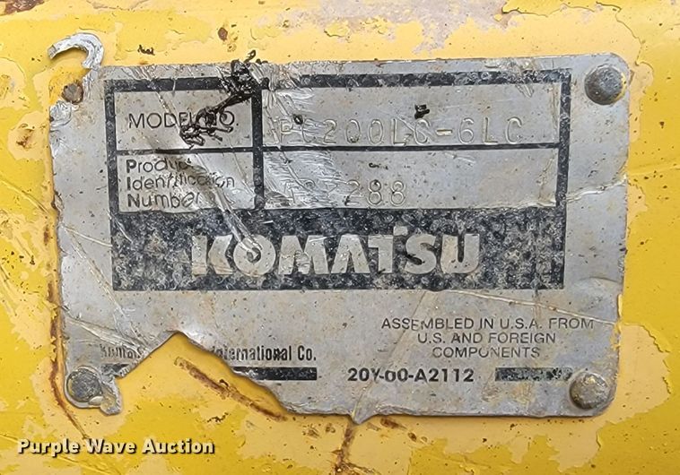 image for item JG9828 1996 Komatsu PC200LC-6LC  excavator