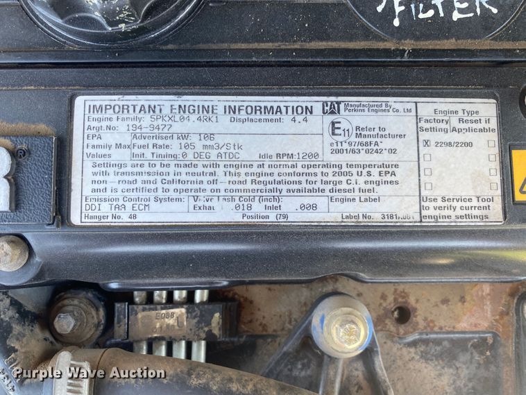 image for item JU9271 2005 Caterpillar TH560B  telehandler