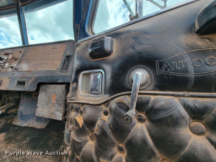 image for item KA9318 1985 Volvo White Autocar AT Westport  truck cab and chassis