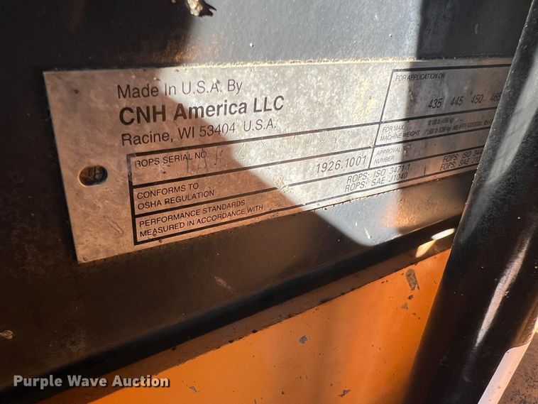 image for item KC9823 2006 Case 450CT  tracked skid steer loader