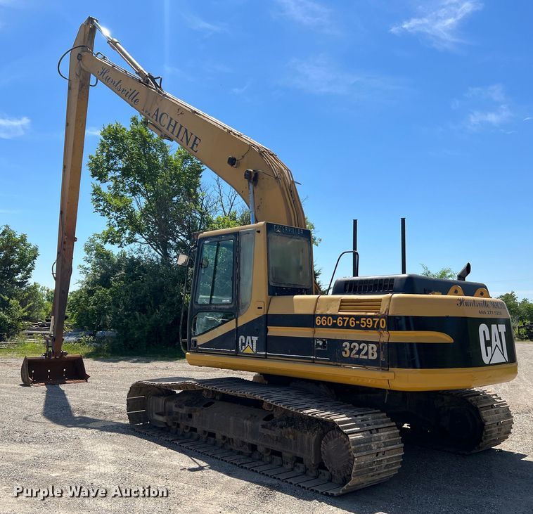 image for item KC9839 1999 Caterpillar 322BL  long reach excavator