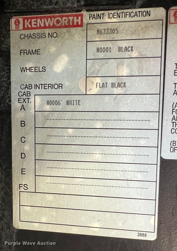 image for item KC9847 1995 Kenworth T300  utility / service truck