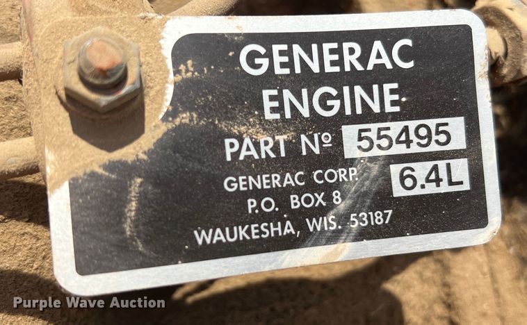 image for item KC9877 Generac SD60/16531  generator