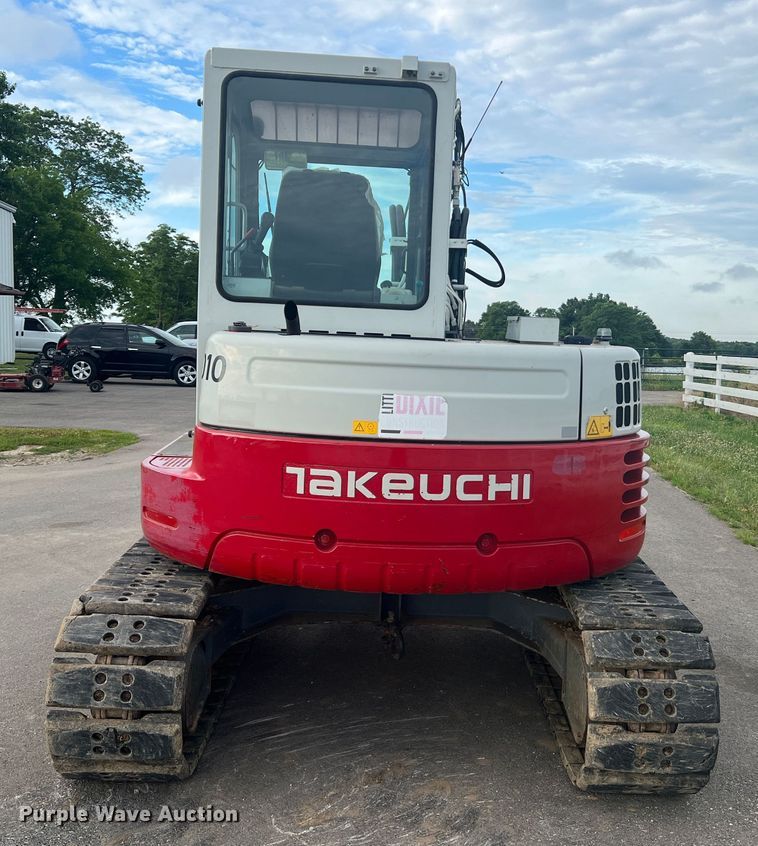 image for item KC9879 2008 Takeuchi TB180FR  excavator